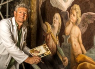 В Итальянской церкви под штукатуркой обнаружили часть работы Рафаэля, которой 400 лет